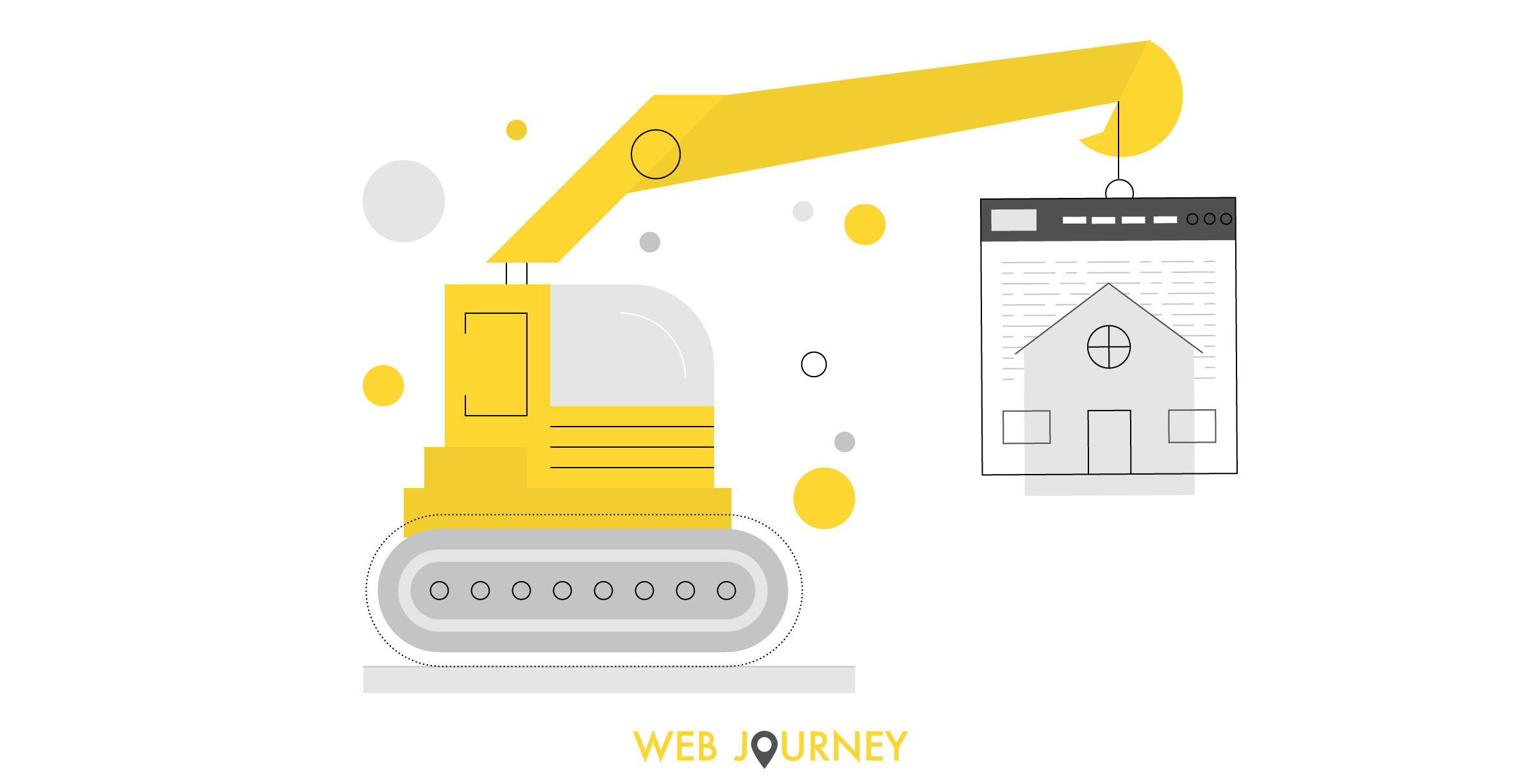 Illustration of an AMP website page